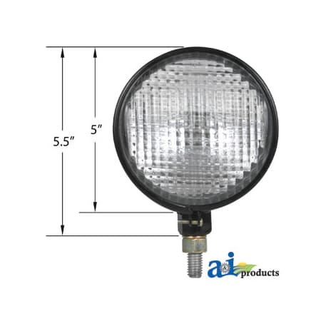 A & I Products Headlamp Assembly (6 Volt) 6.5" x5" x5" A-AA3075R